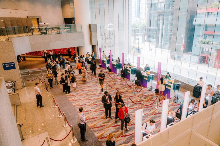 Registration Booths at WCC Hong Kong 2026